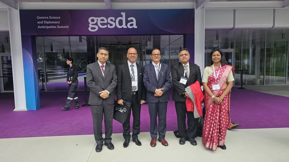 Principal Scientific Adviser to Government of India, shared his thoughts as a panelist at the opening plenary session of GESDA in Geneva on 15 Oct2025